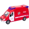 Lean Toys Gaisrinė su šviesomis, garsais, atsidarančiomis durimis