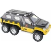 Žaislinis karinis automobilis su patranka viduje Lean Toys, 18x7x9,5 cm, 1 vnt