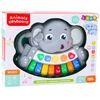 Lean Toys Interaktyvus pilkas drambliuko pianinas