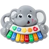 Lean Toys Interaktyvus pilkas drambliuko pianinas