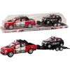 Lean Toys Žaislinis policijos visureigis su priekaba