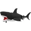 Žaislinis ryklys su pulteliu Juodas Shark – vandens pramogoms ir smagiems nuotykiams.