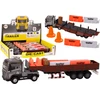 Lean Toys 1:24 Sunkvežimis su Priekaba ir Garso Efektais