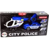 Žaislinio policijos automobilio ir sraigtasparnio rinkinys Lean Toys
