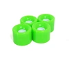 Plastikiniai SMJ ratukai riedlentėms 60x45mm /4vnt./ žali