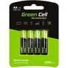 Žalias CELL Baterijos 4 x AA R6 2000mAh