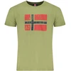 Žalias T-SHIRT MĘSKI Z KRÓTKIM RĘKAWEM NORWEGIA 1963