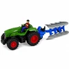 Lean Toys RC traktorius su plūgu ir ūkininku 1:24