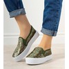 Žalios spalvos Slip On Irving sportbačiai