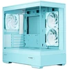 Zalman P30 V2 mATX mini bokšto kompiuterio korpusas, mėtų spalvos