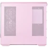 Zalman P30 V2 mATX mini tower kompiuterio korpusas, 3 x 120 mm ARGB, rožinis