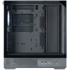 Zalman P40 PRISM PLUS ATX vidurinio bokšto kompiuterio korpusas, juodas, su 4 x 120 mm ARGB ventiliatoriais