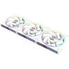 Zalman ZM-DF120R 120 mm apverčiamas Daisy Chain korpuso ventiliatorius, baltas