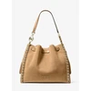Zamszowa torebka maišelis Michael Kors 35F4G4ML3S, camelowa