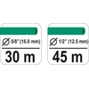 Vežimėlis laistymo žarnai Flo | 5/8''/30m, 1/2''/45m