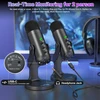 Zealsound belaidžių mikrofonų USB rinkinys, lavalier, 2 vnt., juodas, k2x-eu