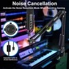 ZealSound USB kondensatorinis mikrofonas su stovu, triukšmo mažinimu, 3.5 mm monitoringas, K66S
