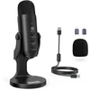 ZealSound USB kondensatorinis mikrofonas su Plug&Play, garsumo valdymu, ASMR įrašams ir podcast K66