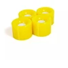 Plastikiniai SMJ ratukai riedlentėms 60x45mm /4vnt./ geltoni