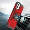 Wozinsky Ring Armor Apple iPhone 14 armored magnetic holder ring dėklas telefonui raudonos spalvos