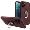 Hurtel Ring silikoninis dėklas skirtas iPhone 13 mini, rudas