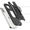Wozinsky Ring Armor tvirtas hibridinis dėklas skirtas iPhone 14 Max, juodas
