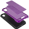 Zizo Star Diamond Hybrid dėklas skirtas Apple iPhone X Violetinė/Juodas