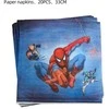 „Žmogus voras” (Spiderman) Gimtadienio vienkartinių Indų 60 vnt Rinkinys
