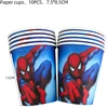 „Žmogus voras” (Spiderman) Gimtadienio vienkartinių Indų 60 vnt Rinkinys