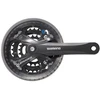 Priekinis žvaigždžių blokas Shimano ACERA FC-M361-48T 175MM 7/8-speed juodas-48X38X28T