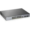 Šakotuvas Zyxel GS1350-18HP komutatorius, 18 prievadų, PoE (PoE+: 16), 250W, valdomas gigabitinis