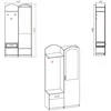 Prieškambario spinta KOMPANIT "LIDIYA"