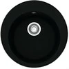 Granitinė plautuvė Franke Ronda, ROG 610-41, ekscentrinis ventilis, Onyx