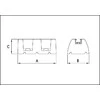 Atrama kondicionieriaus išoriniam blokui Tecnosystemi, SBR Extreme 70-20 300 kg 450 mm (1 vnt)