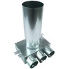 Metalinė dėžutė difuzoriui Prodmax, 3x75/125