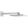 Grohe Rainshower 310 SmartActive Cube 2sr. dušo galva su laikikliu iš sienos. chromas