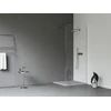 Dušo kabina Ravak Walk-In Wall, 100x80-120 Walk-In Wall Set 100, chromas+stiklas Transparent