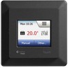 Elektra šildomų grindų termostatas Comfort Heat Touch, juodas
