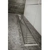 Grotelės dušo latakui ACO ShowerDrain C, Wave, 885 mm
