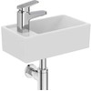 Ideal Standard TEMPO Rankų plovimo praustuvas 37 cm, čiaupo anga kairėje pusėje