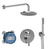 Potinkinis dušo komplektas Ideal Standard Ceraline, su apvalia Ø200 mm galva, chromas