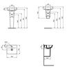 Praustuvas Ideal Standard Connect Air Cube, 40 cm