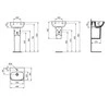 Ideal_Standa Praustuvas Ideal Standard i.life A, 40 cm