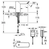Grohe Bau Cosmo E maišytuvas infra-red eltric 100-230 V, chromas