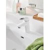 Praustuvo maišytuvas GROHE Eurostyle, baltas/chromas S-dydis