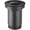 Praustuvo sifono vožtuvas Ferro, juodas/chromuotas S283-BL-B