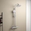 Stacionari dušo sistema Ideal Standard Ceratherm T50, su Ø200 galva ir rankiniu dušu, chrom