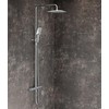 Stacionari dušo sistema Ravak 10° Free, TD F 091.00/ 150 su termostatiniu maišytuvu ir dušo komplektu, chromas