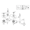 Ventilis FRANKE plautuvės LIX 651, MOX 651, MOX 660, EFX 651-78, d 3''1/2, ekscentrinis