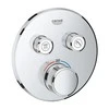 Virštinkinė dalis dušo maišytuvui Grohe, SmartControl apvali, 2 valdikliai